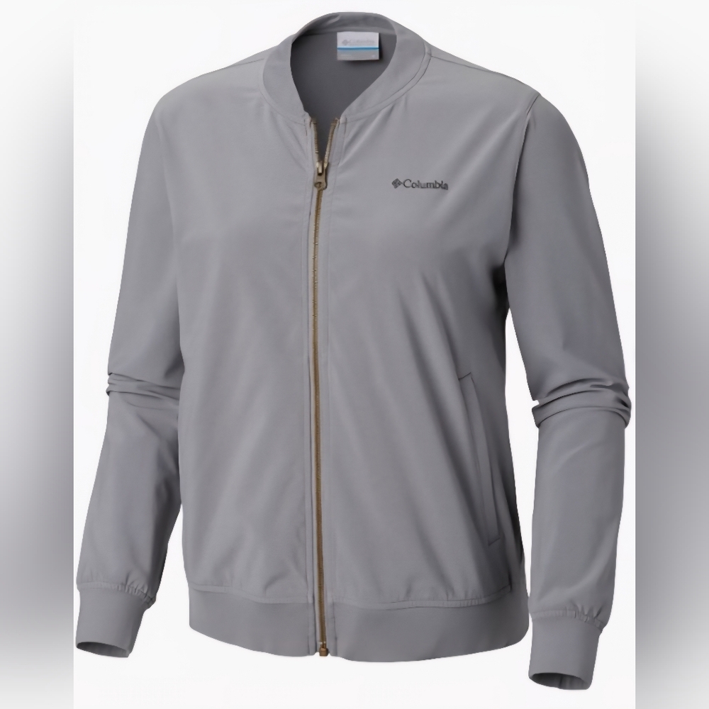 Columbia Anytime Casual Full-Zip Bomber Jacket (1X)